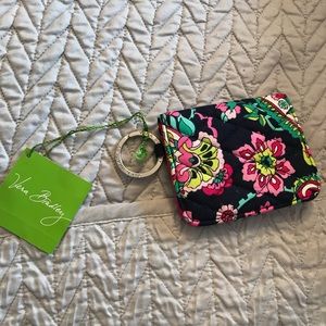 BRAND NWT Vera Bradley card/coin holder🌸